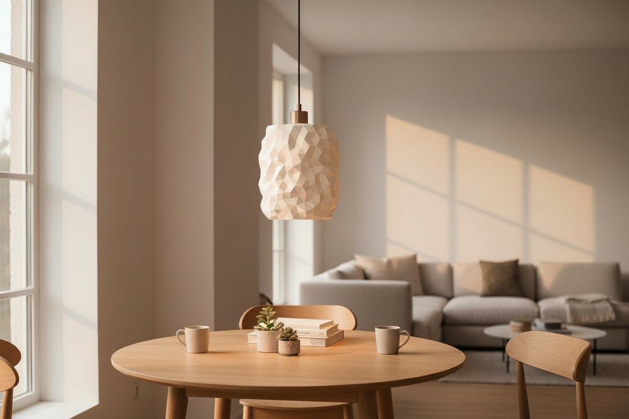 Lámpara Colgante Geométrica - Diseño Moderno